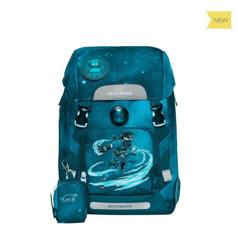 【毒】2022最新款 BECKMANN書包　挪威護脊書包　Classic 兒童護脊書包 22L - 忍者高手 2.0【領券折222｜Cube卡+APP下單最高10%回饋】