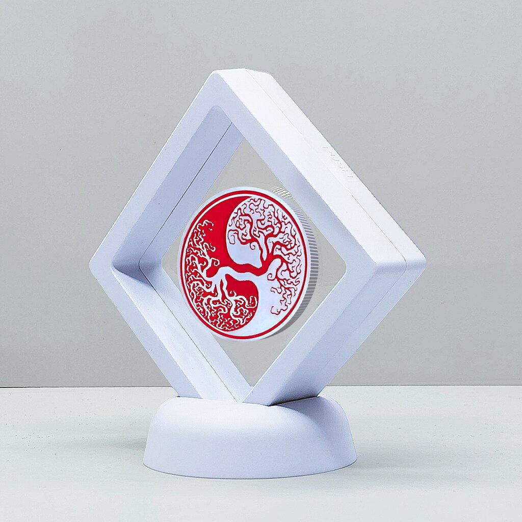 陰陽樹太極圖金屬硬幣八卦圖銀幣鑰匙扣禮品創意道家工藝品掛飾| 協貿國際日用品生活3館| 樂天市場Rakuten