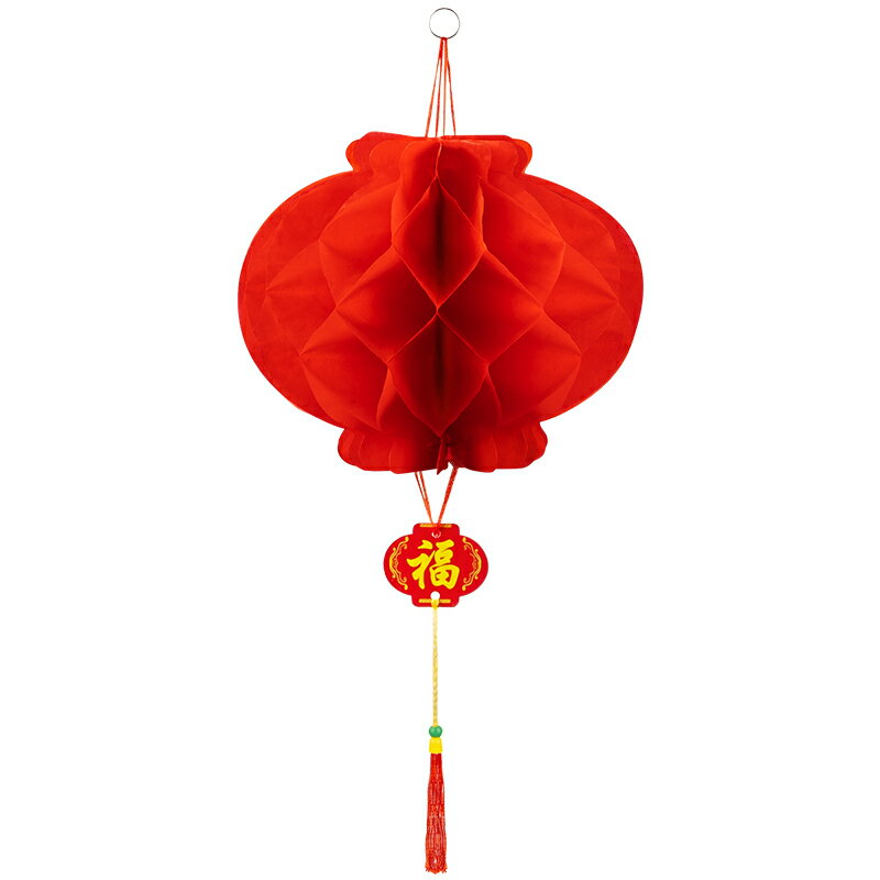 國慶節中秋節小紅紙燈籠防水家用喬遷燈籠串掛飾戶外室內裝飾布置 1