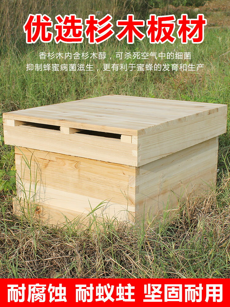 蜂箱 中蜂全套蜜標準配件平箱養全套養蜂專用工具『CM36266』