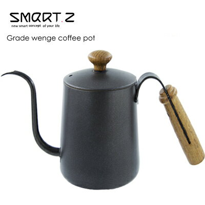 《SMART.Z》頂級雞翅木咖啡沖壺 消光黑(玄鐵黑) / 0.55L