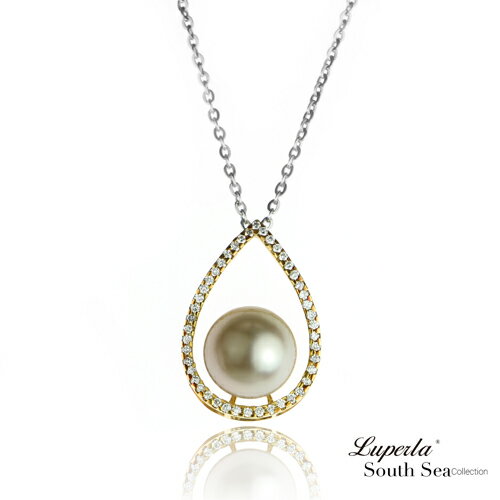 大東山珠寶 璀璨真鑽頂級南洋珠項鍊-燦爛的晶瑩 金珠