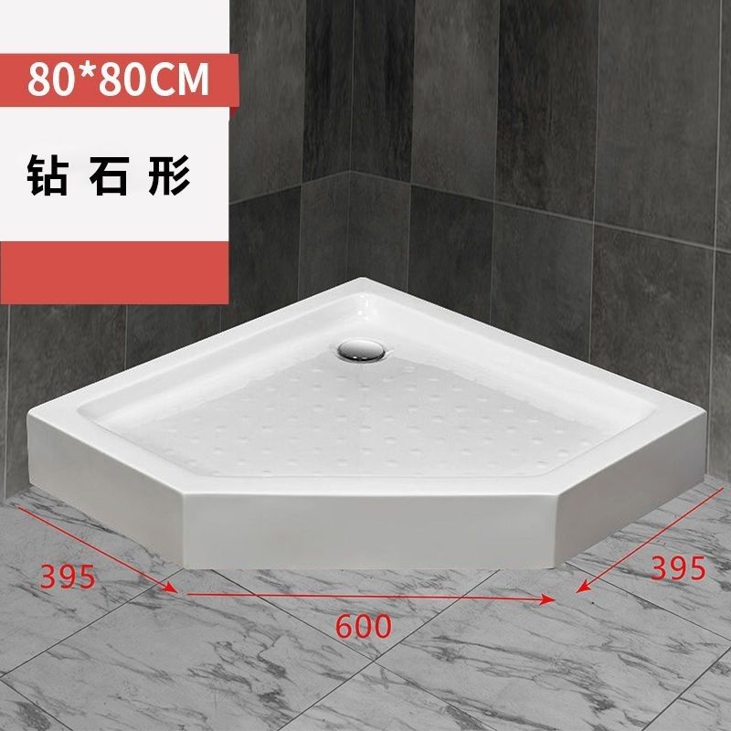 優樂悅~淋浴底座通用鉆石形加高防滑防水衛浴底座浴室淋浴房底托廁所底座