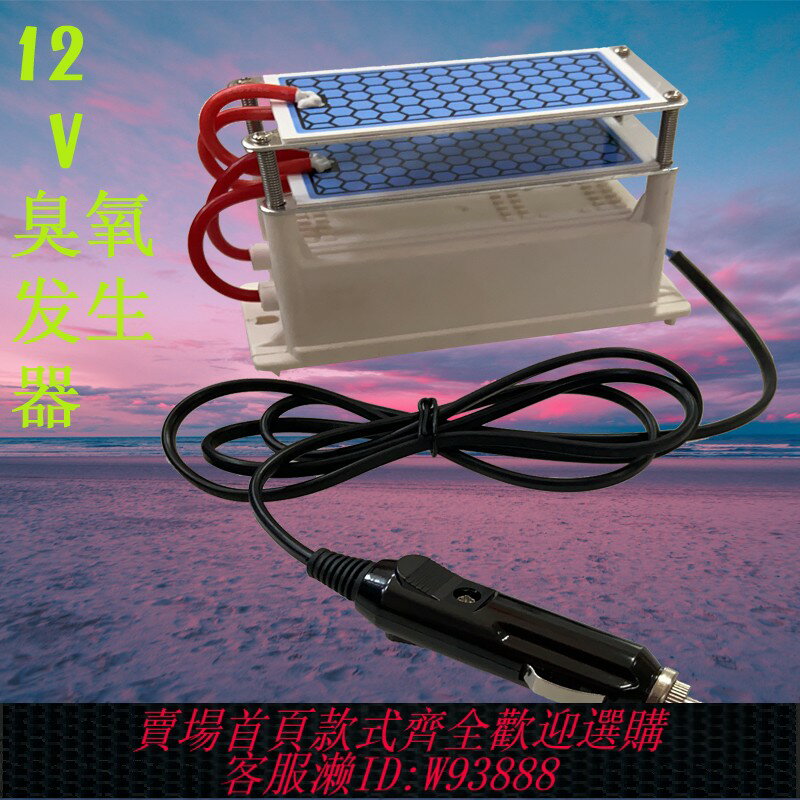{臺灣公司貨 可打統編}12V臭氧發生器10g汽車消毒殺菌除異味5g車載空氣凈化器後備箱除味