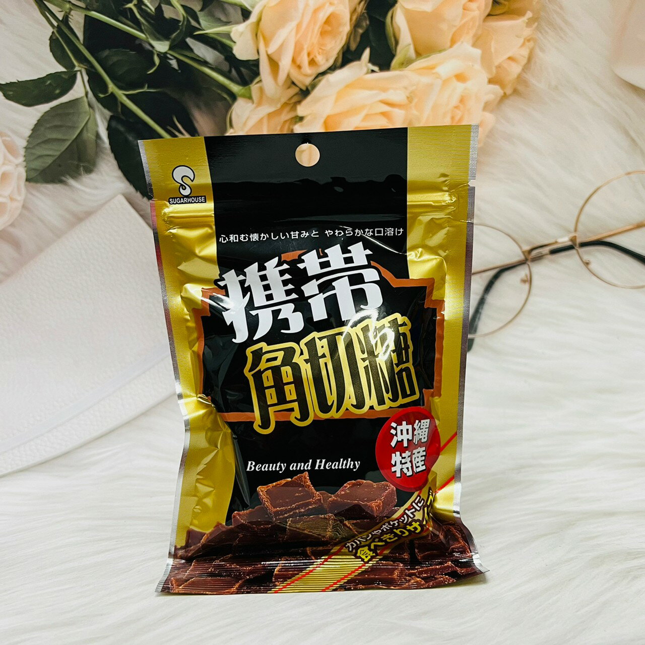 日本 沖繩特產 攜帶 角切糖 70g 角切黑糖 沖繩黑糖｜全店$199免運