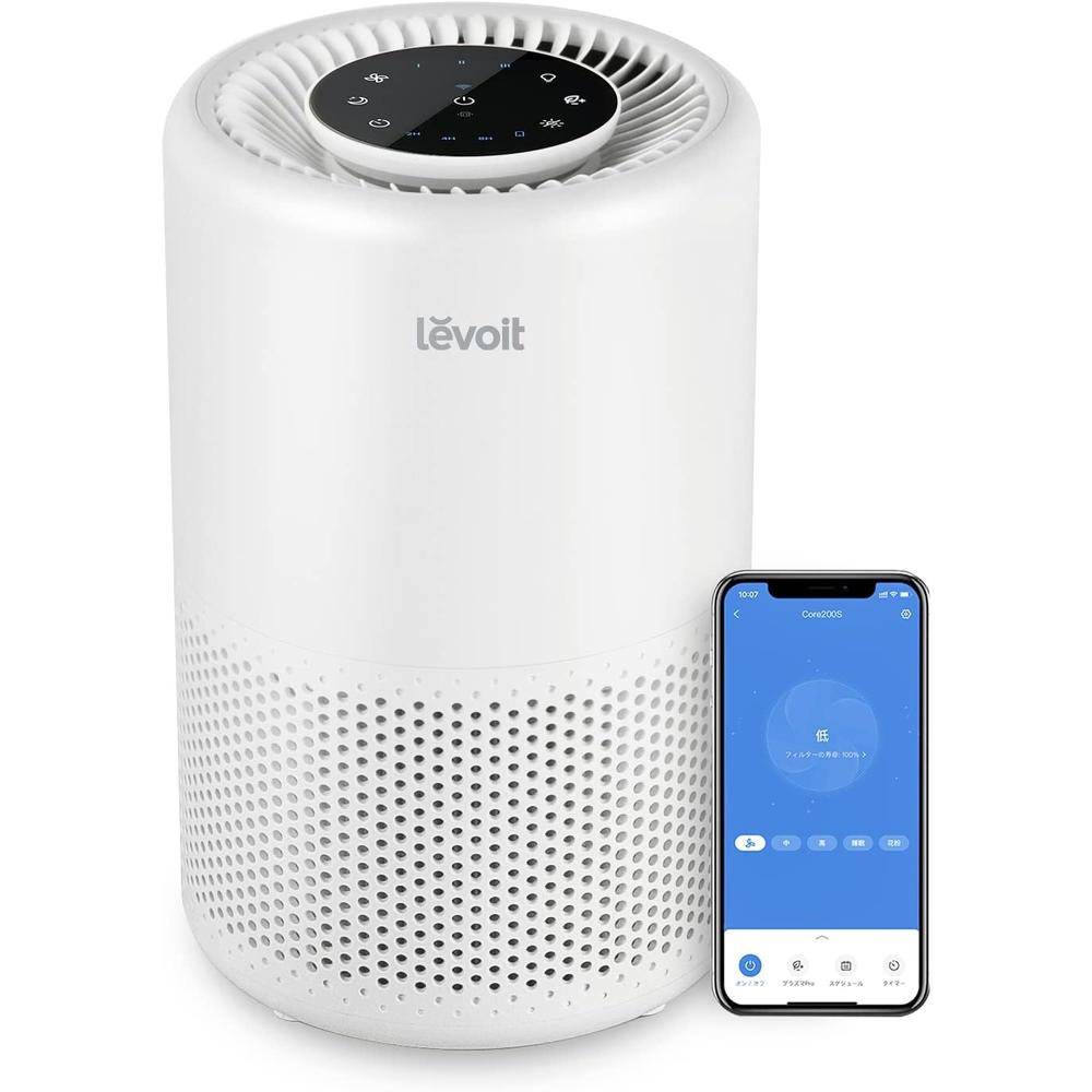 【日本代購】‎‎Levoit 空氣淨化器 除臭 標準型 ‎Core 200S (9坪用) 白色