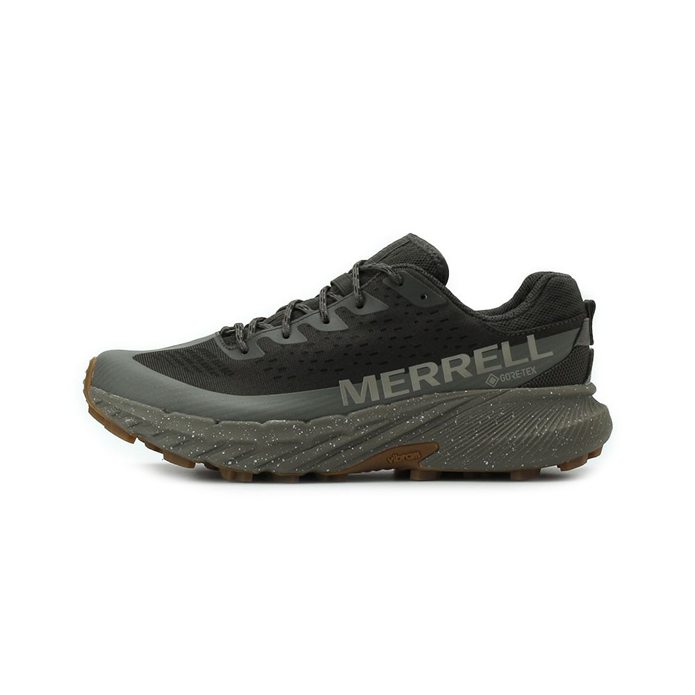 MERRELL AGILITY PEAK 5 GORE-TEX 防潑水越野鞋 炭灰 ML068701 男鞋