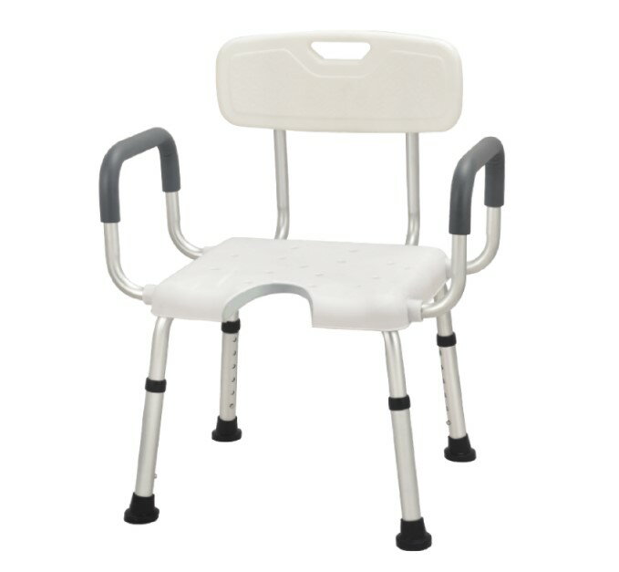 鋁合金浴室洗澡椅(加大型載重120公斤)(扶手可拆)YC-KD520U