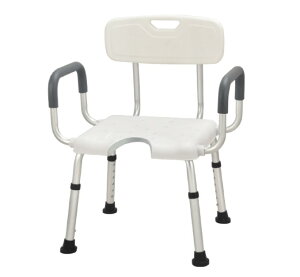 鋁合金浴室洗澡椅(加大型載重120公斤)(扶手可拆)YC-KD520U