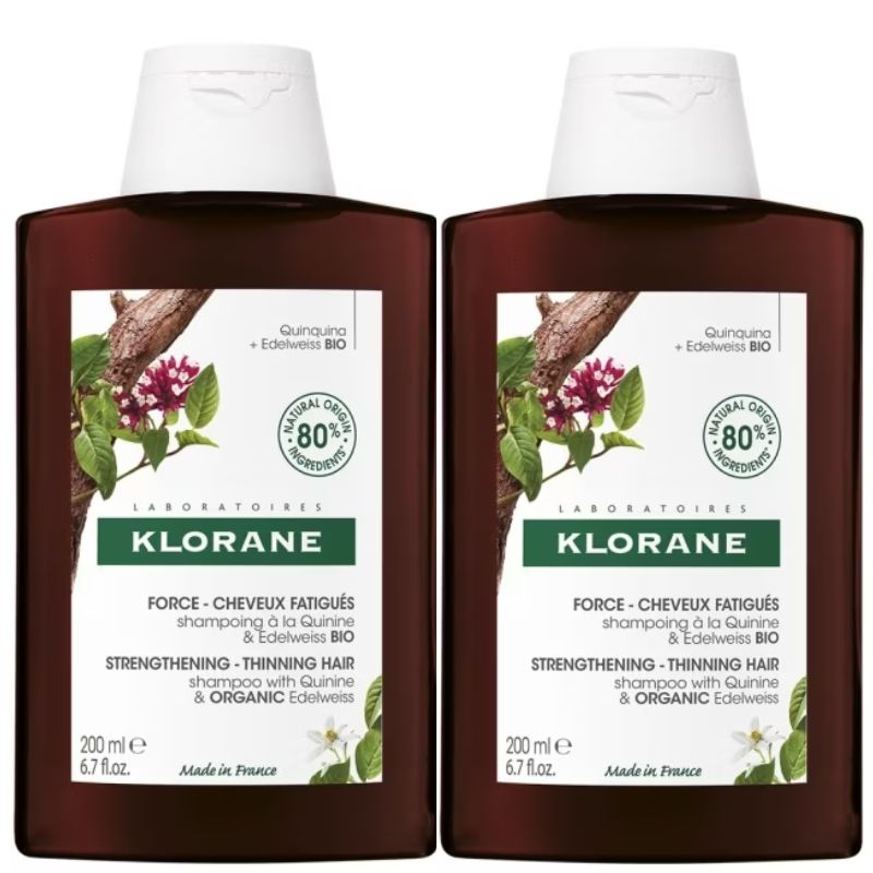 KLORANE  蔻蘿蘭 養髮強韌洗髮精200ML買一送一組【德芳保健藥妝】