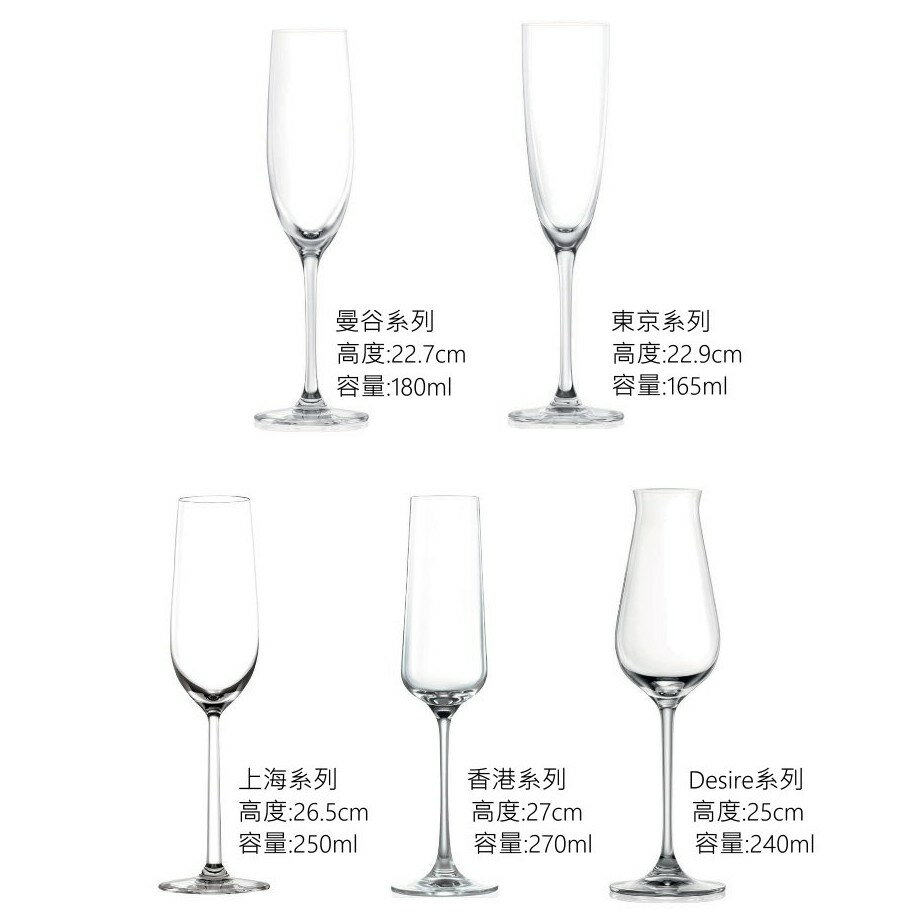 Lucaris 水晶玻璃香檳杯 (共五款) 香檳杯 Drink eat金益合