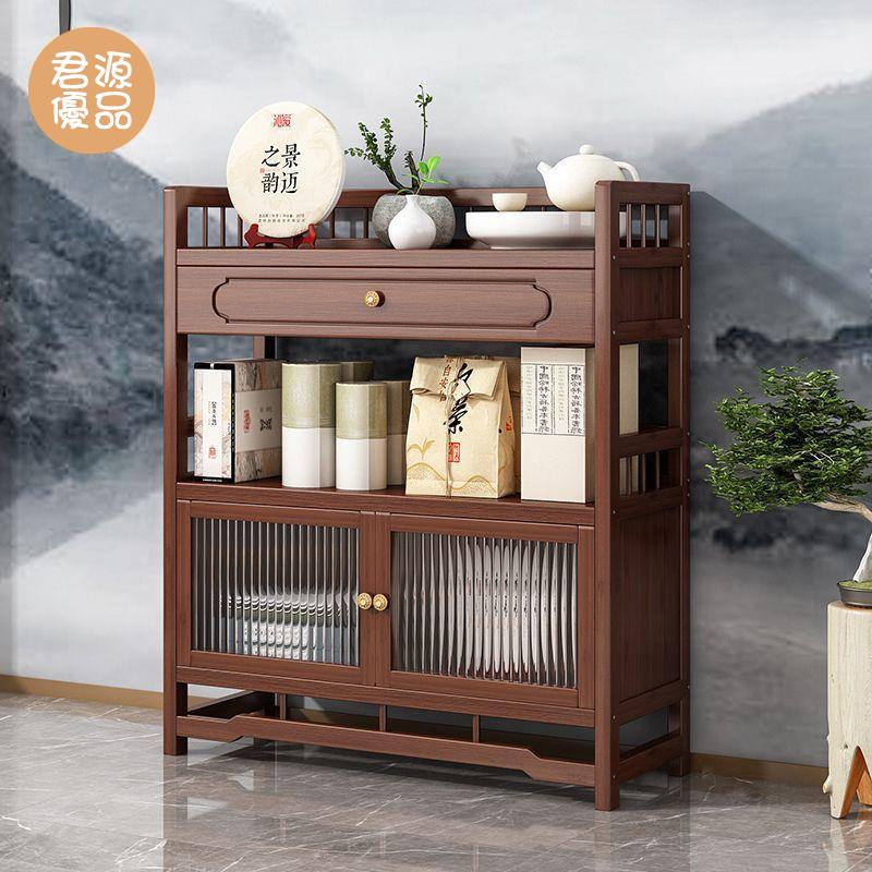 茶桌 茶水櫃 茶臺桌 碗櫃 茶水櫃 辦公室茶葉櫃子 置物架 客廳泡茶臺桌 邊櫃茶室茶具 收納儲物櫃