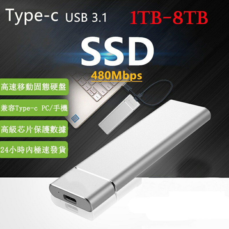 SSD移動固態硬碟16TB 4TB 2TB USB3.1便攜式 高速 固態硬碟