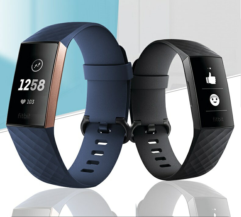 矽膠錶帶】Fitbit Charge 3 / 4 / se 智慧智能手錶替換純色運動菱形紋