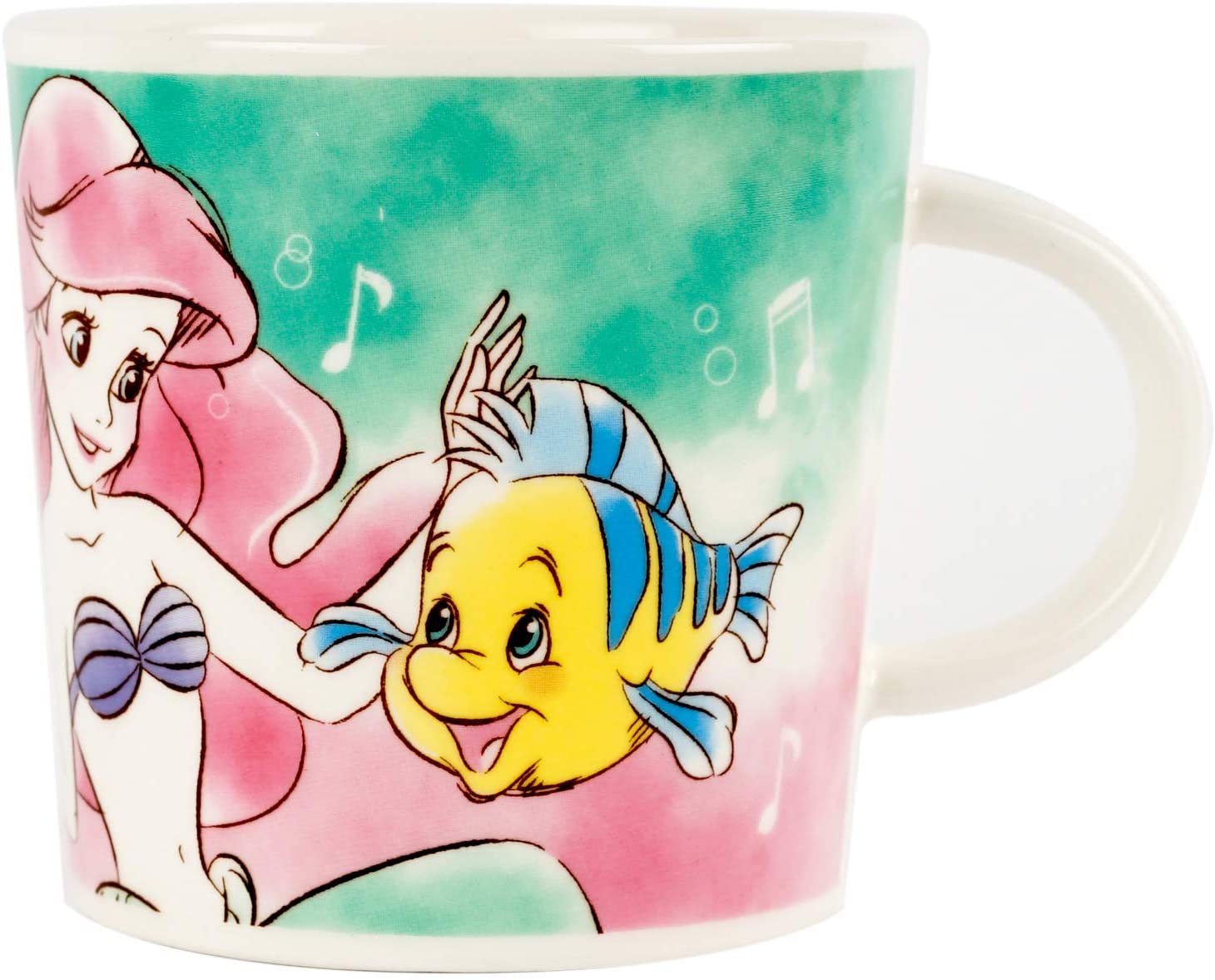 真愛日本 陶瓷馬克杯 艾莉兒 小美人魚 水彩 迪士尼 水彩 HT8 馬克杯 水杯 杯子 杯 單耳杯 陶瓷杯 果汁杯 茶杯