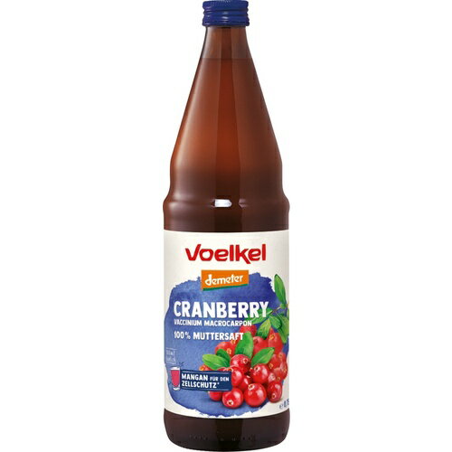 Voelkel 維可 蔓越莓汁 750ml/瓶(大瓶)(另有即期品效期2026.01.29)(超商限二瓶)