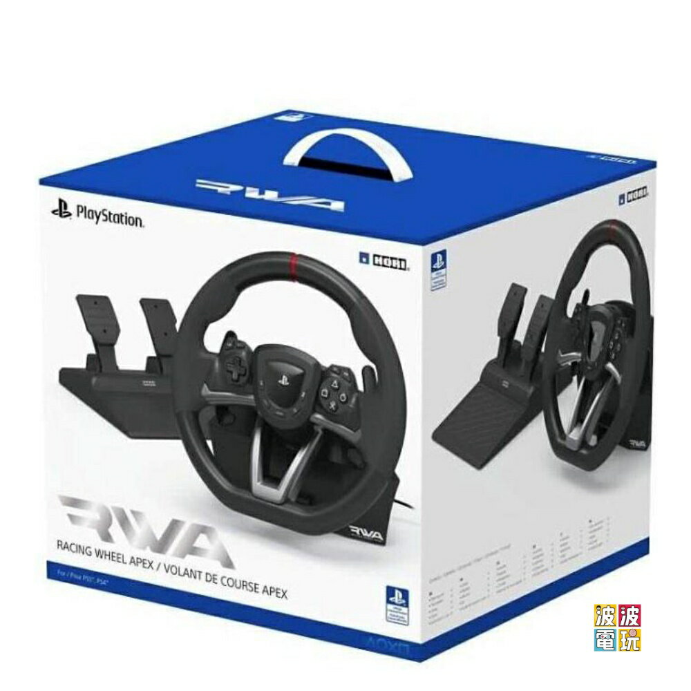 HORI 《賽車方向盤 SPF-004》 PS5 PS4 PC可用 【波波電玩】