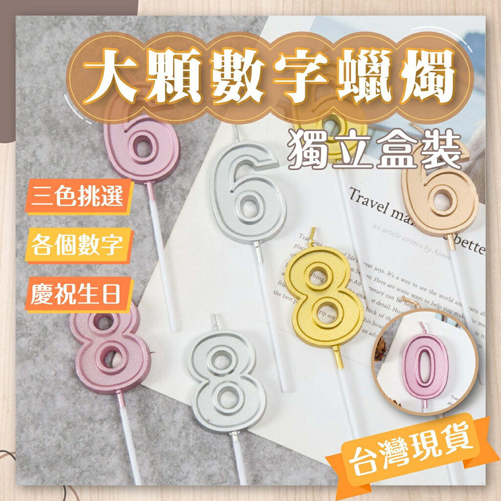 剁手手-現貨免運 數字蠟燭 獨立包裝 生日蠟燭 蛋糕蠟燭 蠟燭 紀念日蠟燭 數字 0123456789 派對 慶生 鍍金