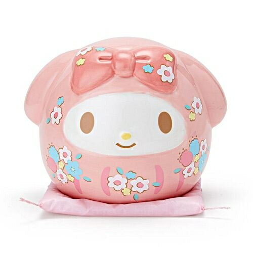 【震撼精品百貨】My Melody 美樂蒂 Sanrio 美樂蒂達摩不倒翁造型陶磁存錢筒#25558 震撼日式精品百貨