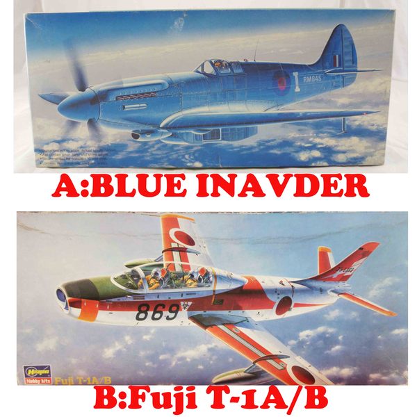 【震撼精品百貨】1/72SPITFIRE P.R.MK.19＂Blue lnvader＂ / 1/72Fuji T-1A/B飛機模型【共2款】 震撼日式精品百貨