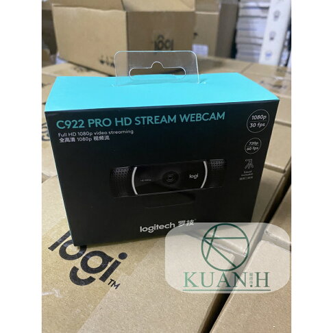 羅技原廠 C922 Pro 【開發票腳架、送整線貼】 台灣出貨 免運 羅技 視訊鏡頭 羅技 視訊上課 Webcam|領券最高折$220 1