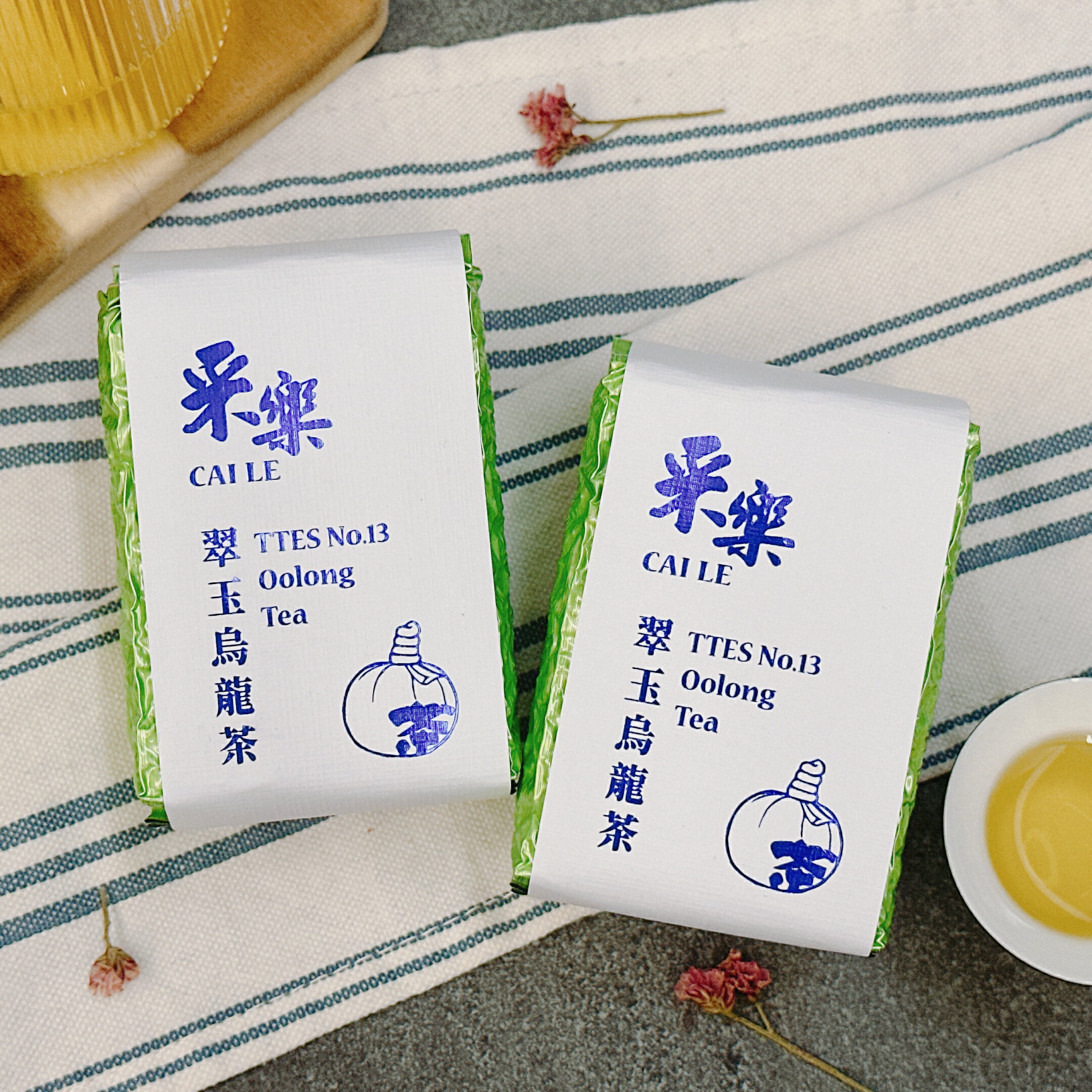 【采樂茶業】翠玉烏龍茶 Cuiyu Oolong Tea ｜淺焙｜150g (四兩)｜蘭花香甘蔗甜