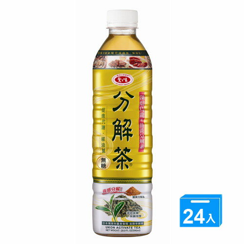 愛之味分解茶-秋薑黃(無糖)590ml*24入(箱)【愛買】