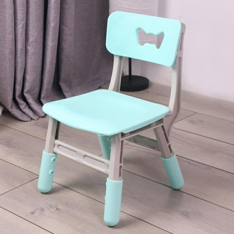 加厚兒童椅子幼兒園靠背椅寶寶塑料升降椅小孩家用防滑凳子