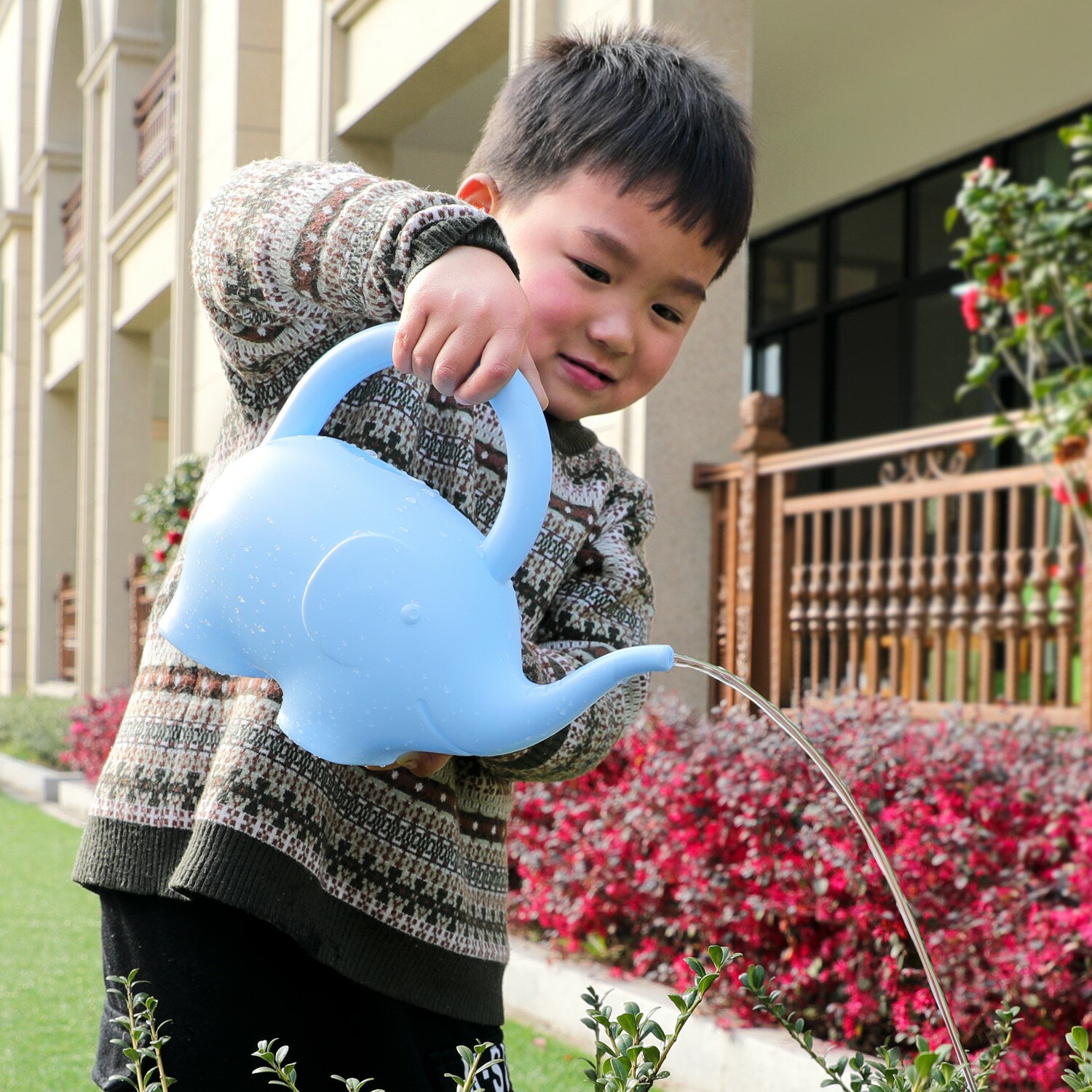兒童澆水壺家用園藝工具可愛卡通造型小灑水壺加厚澆花壺玩具