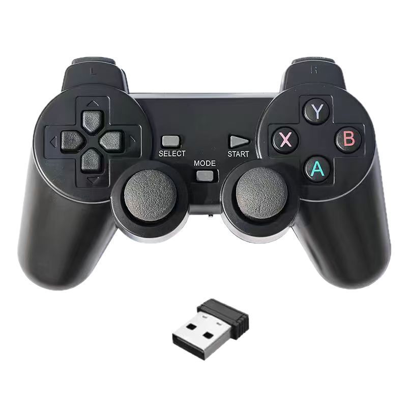 2025款跨境爆款2.4G無線手柄一拖二安裝電視遊戲筆記本PC電腦遊戲【宜家良品百貨】