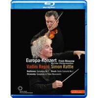 2008歐洲音樂會 柏林愛樂重返莫斯科 Rattle conducts Beethoven, Stravinsky & Bruch (藍光Blu-ray) 【EuroArts】
