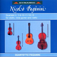 帕格尼尼：吉他四重奏1 Nicolo Paganini: Complete Quartets (Vol.1) (2CD)【Dynamic】
