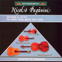 帕格尼尼：吉他四重奏2 Nicolo Paganini: Complete Quartets (Vol.2) (CD)【Dynamic】