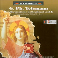 <br/><br/>  泰雷曼：和諧的禮拜式 第一集 G. Ph. Telemann: Der Harmonischer Gottesdienst Vol. 1 (CD)【Dynamic】<br/><br/>