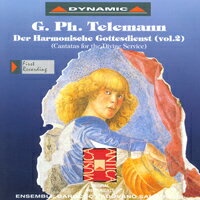 泰雷曼：和諧的禮拜式 第二集 G. Ph. Telemann: Der Harmonischer Gottesdienst Vol. 2 (CD)【Dynamic】