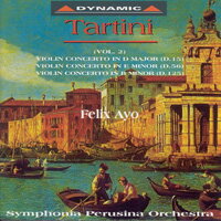 塔替尼：小提琴協奏曲 第二集 Giuseppe Tartini: Violin concertos (Vol. 2) (CD)【Dynamic】