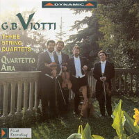 維歐提：第一、二、三號弦樂四重奏 G. Battista Viotti: String Quartets Nos. 1-3 (CD)【Dynamic】