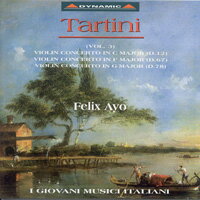 塔替尼：小提琴協奏曲 第三集 Giuseppe Tartini: Violin concertos (Vol. 3) (CD)【Dynamic】