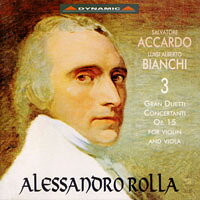 羅亞的精采 - 小提琴與中提琴二重奏 Rolla: Three Duets for Violin and viola, Op. 15 (CD)【Dynamic】