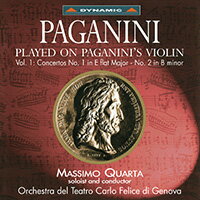 帕格尼尼：寡婦加農砲 Nicolò Paganini: Concertos 1 & 2 - Massimo Quarta (CD)【Dynamic】