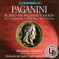 帕格尼尼：寡婦加農砲 Nicolò Paganini: Concertos 1 & 2 - Massimo Quarta (2Vinyl LP)【Dynamic】