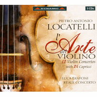 <br/><br/>  十八世紀的帕格尼尼  羅卡泰利：小提琴的藝術 Locatelli: L'Arte del Violino Op. 3 (3CD)【Dynamic】<br/><br/>