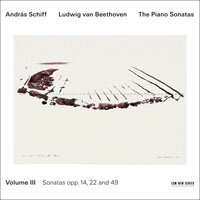 貝多芬鋼琴奏鳴曲集3｜鋼琴：席夫 András Schiff / Beethoven: Piano Sonatas Vol.3 (CD) 【ECM】