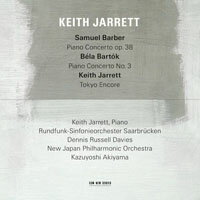 奇斯．傑瑞特：鋼琴協奏狂想 Keith Jarrett: Barber, Bartók Piano Concerto (CD) 【ECM】