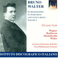 華爾達指揮作品集 - 1920~30年代錄音 第一集 Bruno Walter: Orchestral Music Studio Recordings - 1920's and 30's, Vol. 1 (2CD) 【IDIS】