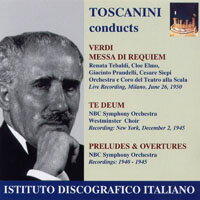 托斯卡尼尼指揮作品集 - 威爾第：安魂曲 (1940-1945) Toscanini Conducts - Giuseppe Verdi: Messa di Requiem (1940-1945) (2CD) 【IDIS】