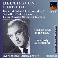 貝多芬：歌劇《費黛裡奧》 (1947) Beethoven : Fidelio (1947) (2CD) 【IDIS】