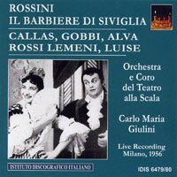羅西尼：歌劇《塞爾維亞理髮師》(1956) Rossini: Il Barbiere di Siviglia (1956) (2CD) 【IDIS】