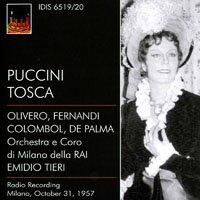 普契尼：歌劇《托斯卡》(1957) Puccini: Tosca (1957) (2CD) 【IDIS】