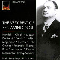 男高音吉利最精選 (1927-1946) The Very Best of Beniamino Gigli (1927-1946) (2CD) 【IDIS】
